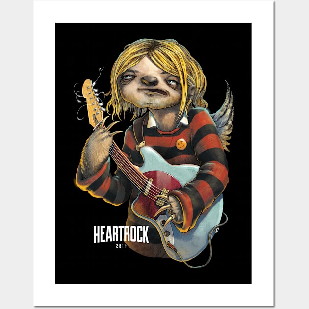 HEARTROCK Sloth Wall Art by HEARTROCK